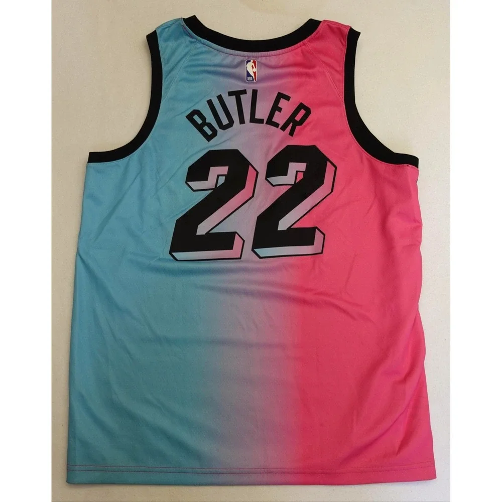 Miami Heat Jersey Mens XL Multi NBA Basketball Jimmy Butler 22 Nike Dri Fit